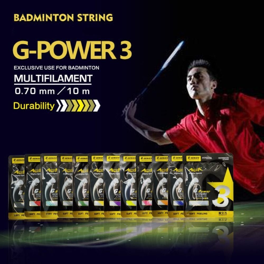 Badminton Yonex String - 10 Stuks Badminton String 0.7Mm G3