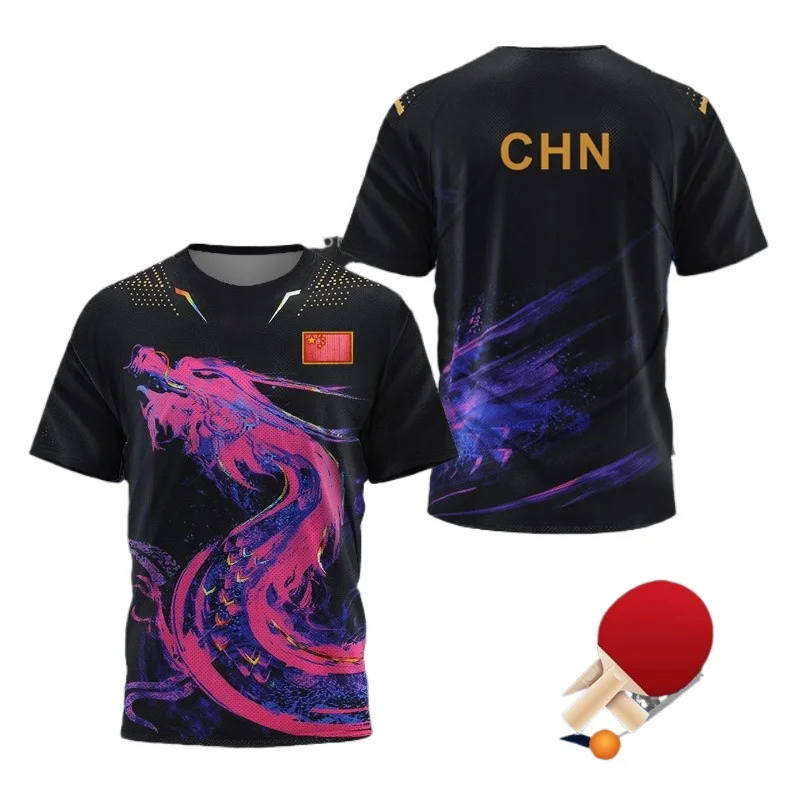 Badminton Lovers - CHINA Dragon Tafeltennis Grafische T-shirt voor