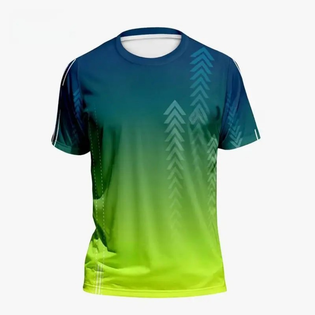 Badminton Lovers - Hot selling heren zomer badmintontraining gradiëntprint