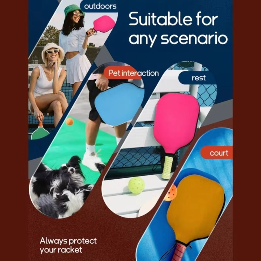 Zachte neopreen pickleball rac - Racket Cover Bag recensie en prijs