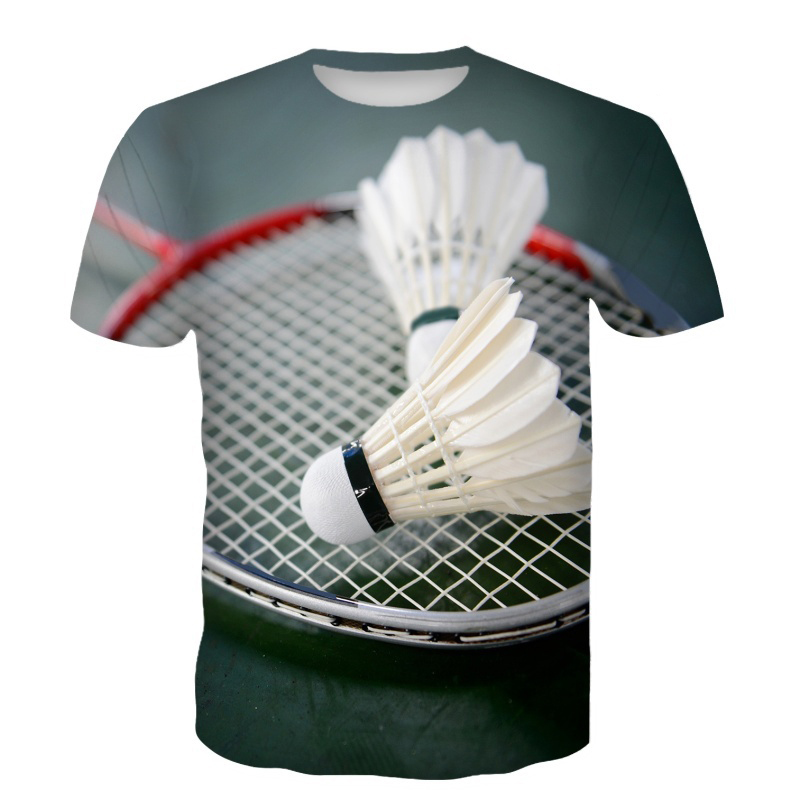 Badminton T-shirts Shuttle 3D  - Badminton Outfit recensie en prijs