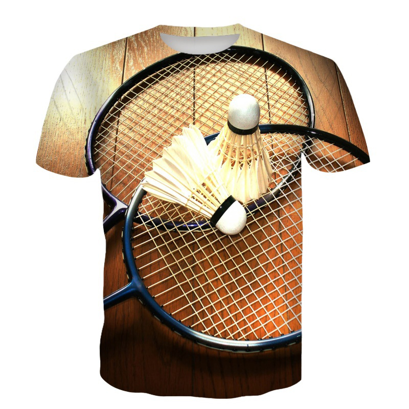 Badminton T-shirts Shuttle 3D  - Badminton Outfit recensie en prijs