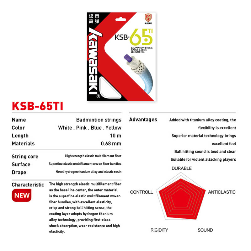 Kawasaki Professionele Badmint - Badminton Yonex String recensie en prijs